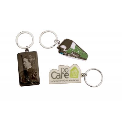 Image of Stainless Steel Printed Keyring