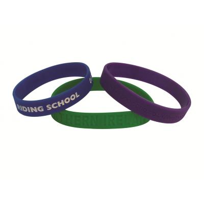 Image of Debossed Silicone Wristbands