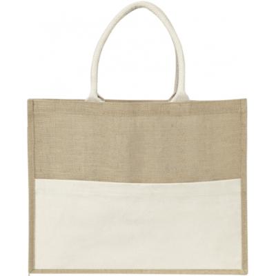 Image of Jute bag with plastic backing