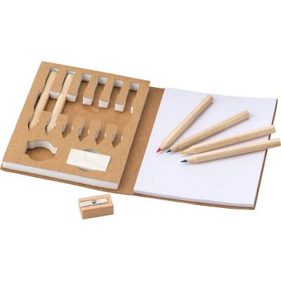 Image of Cardboard colouring set