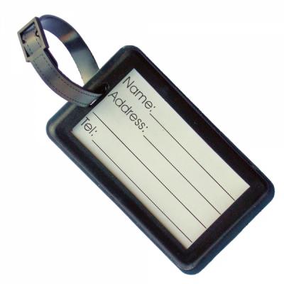 Image of Soft PVC Luggage Tag (Medium: Rigid Frame)